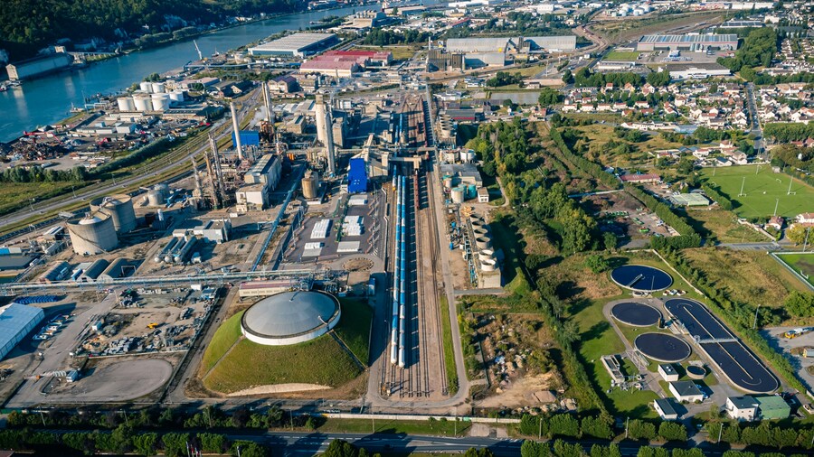 Water treatment facility illustrating sustainable water management for critical infrastructure