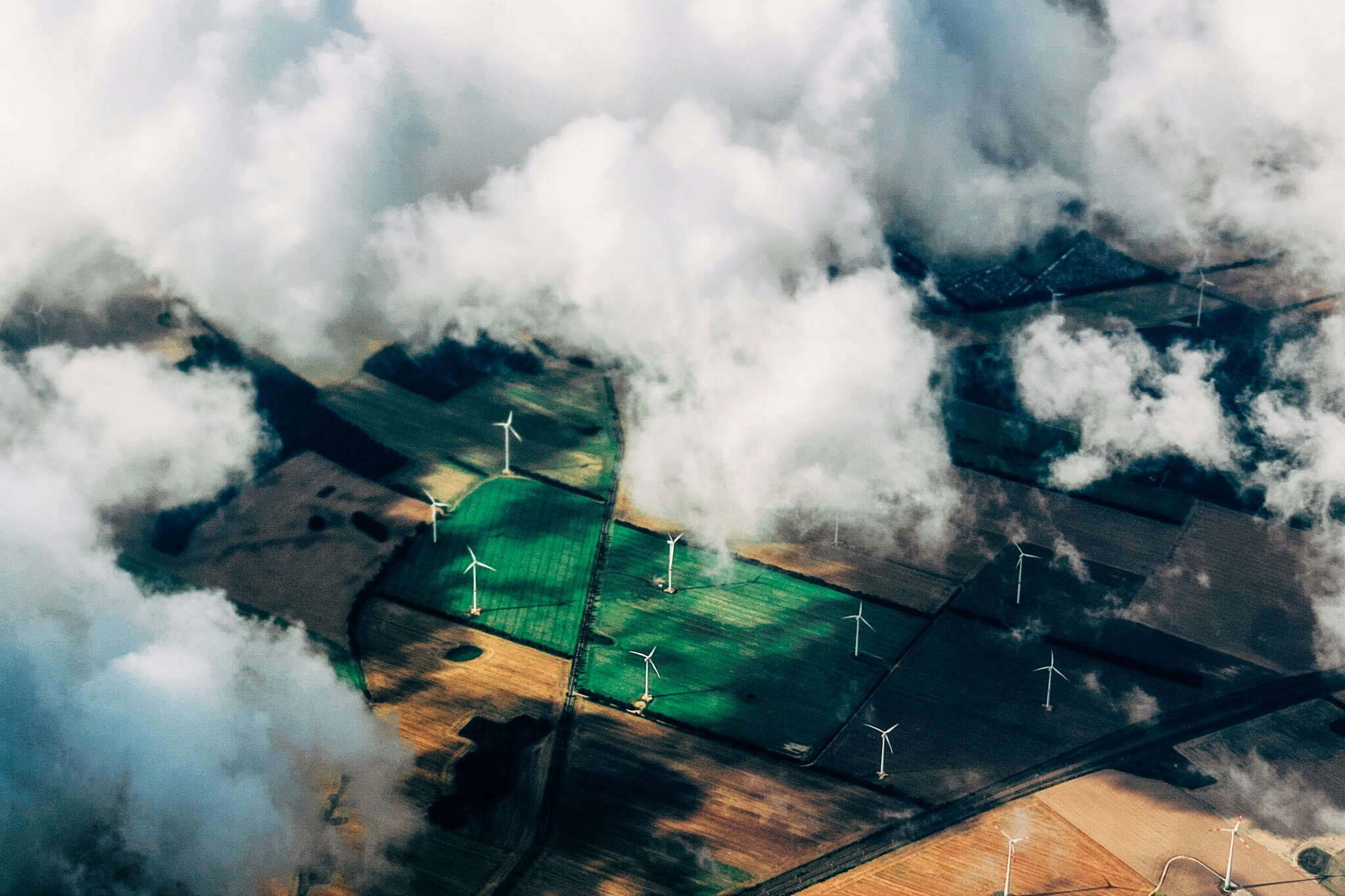 Wind energy project representing sustainable infrastructure investment